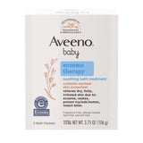 Bath Additive Aveeno® Baby Eczema Therapy 3.75 oz. Individual Packet Unscented Powder - BeHope
