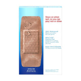Waterproof Adhesive Strip Band-AidÂ® Water BlockÂ® Tough Stripsâ„¢ XL Plastic Tan 1-3/4 X 4 Inch Sterile - BeHope