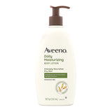 Hand and Body Moisturizer Aveeno® Daily Moisturizing 18 oz. Pump Bottle Unscented Lotion - BeHope