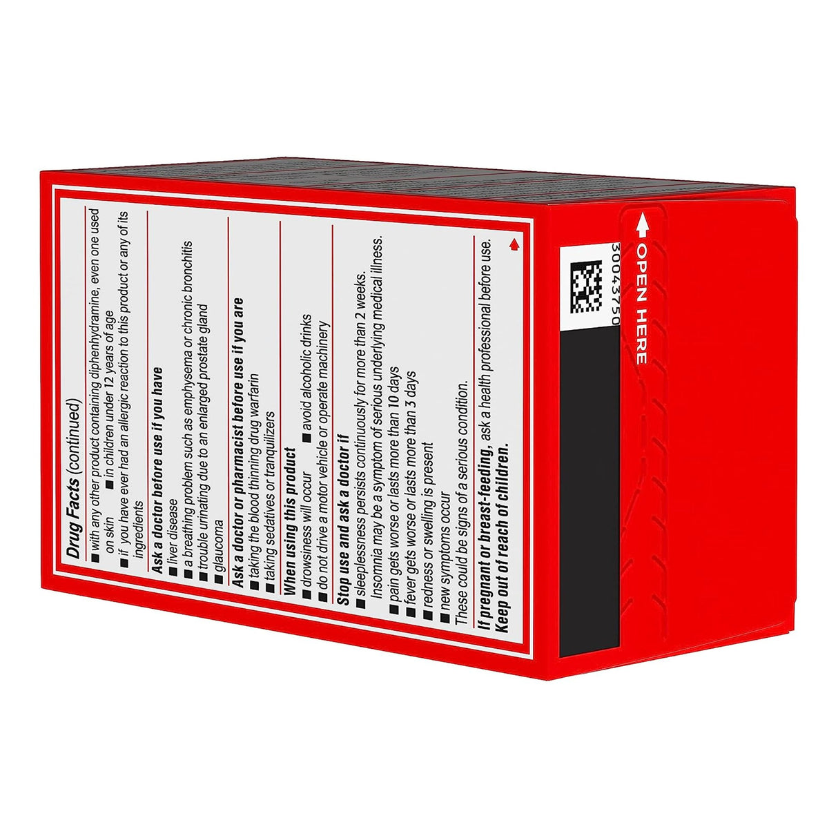 Night Time Pain Relief Tylenol® PM 500 mg - 25 mg Strength Acetaminophen Capsule - BeHope