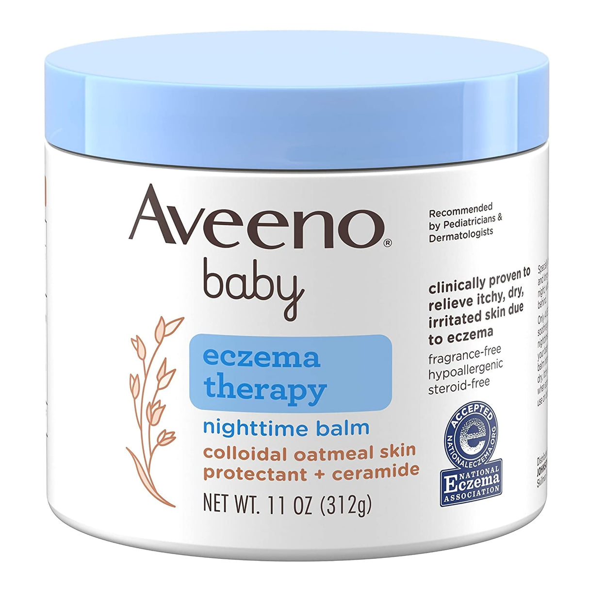 Aveeno® Baby Eczema Therapy Unscented Nighttime Balm for Itchy Skin - BeHope