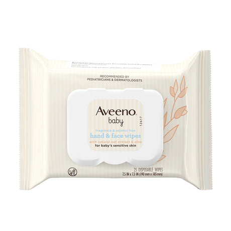 Baby Wipe Aveeno® Baby Unscented Hand and Face Moisturizing Wipes - BeHope