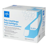 General Purpose Drape Medline Poly Lined Towel Drape 18 W X 26 L Inch Sterile - BeHope