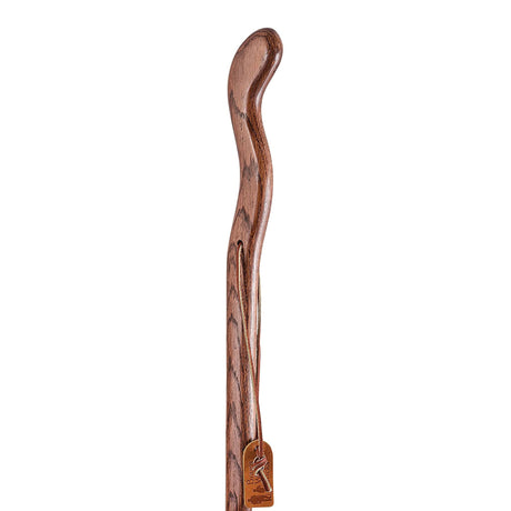 Walking Stick Brazos™ Twisted Fitness Walker Wood 48 Inch Height Red - BeHope