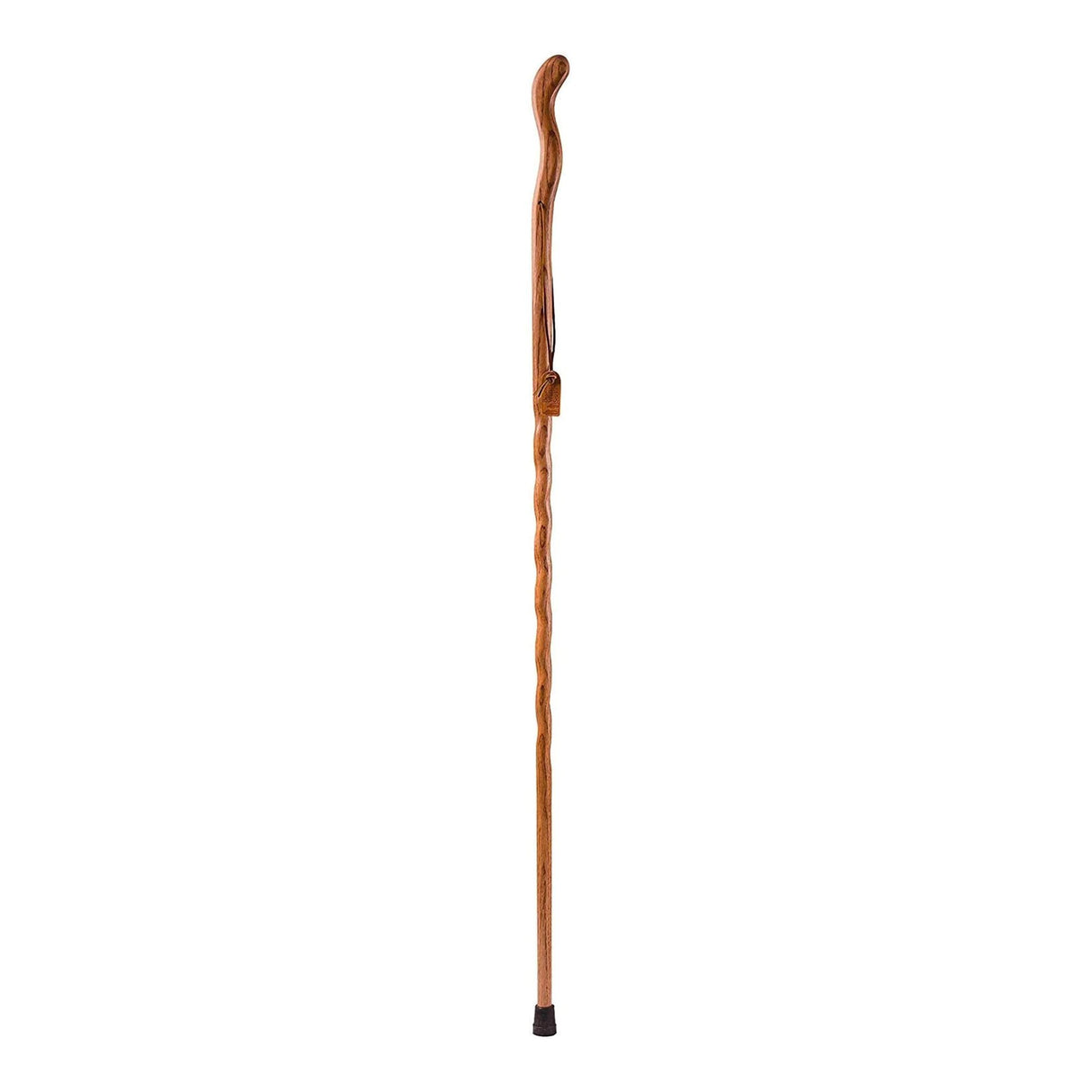 Walking Stick Brazos™ Twisted Fitness Walker Wood 48 Inch Height Tan - BeHope