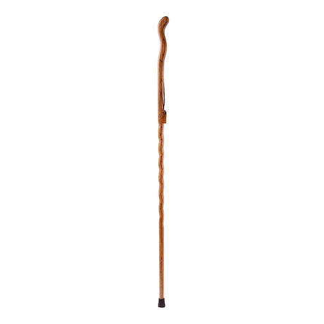 Walking Stick Brazos™ Twisted Fitness Walker Wood 48 Inch Height Tan - BeHope