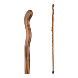 Walking Stick Brazos™ Twisted Fitness Walker Wood 58 Inch Height Brown - BeHope