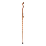 Walking Stick Brazos™ Twisted Fitness Walker Wood 58 Inch Height Red - BeHope