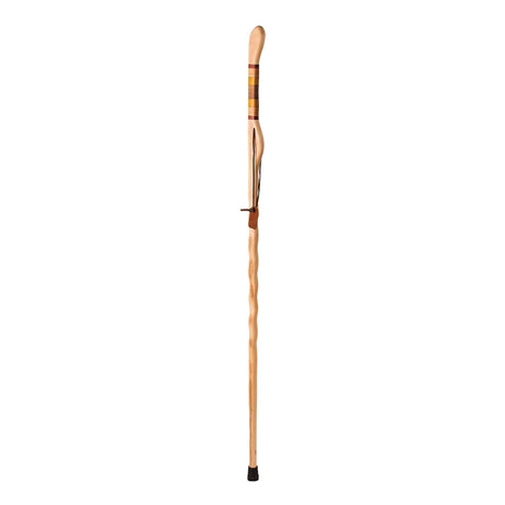 Walking Stick Brazos™ Twisted Safari Wood 58 Inch Height Hickory - BeHope