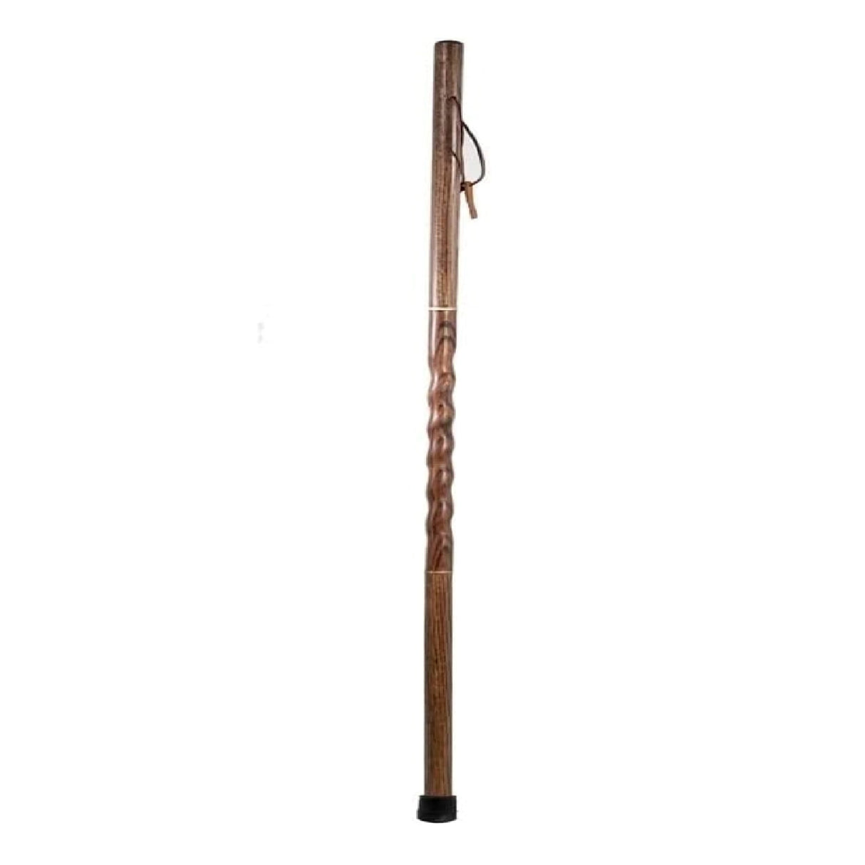 Walking Stick Brazos™ Twisted Traveler's Stick Wood 55 Inch Height Brown Oak - BeHope