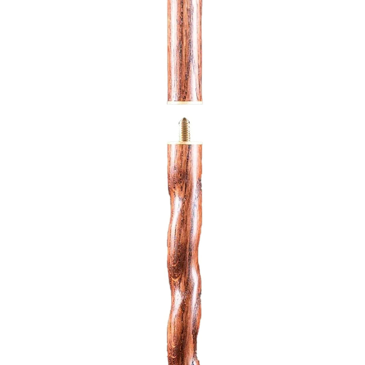 Walking Stick Brazos™ Twisted Traveler's Stick Wood 55 Inch Height Brown Oak - BeHope