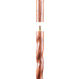 Walking Stick Brazos™ Twisted Traveler's Stick Wood 55 Inch Height Brown Oak - BeHope