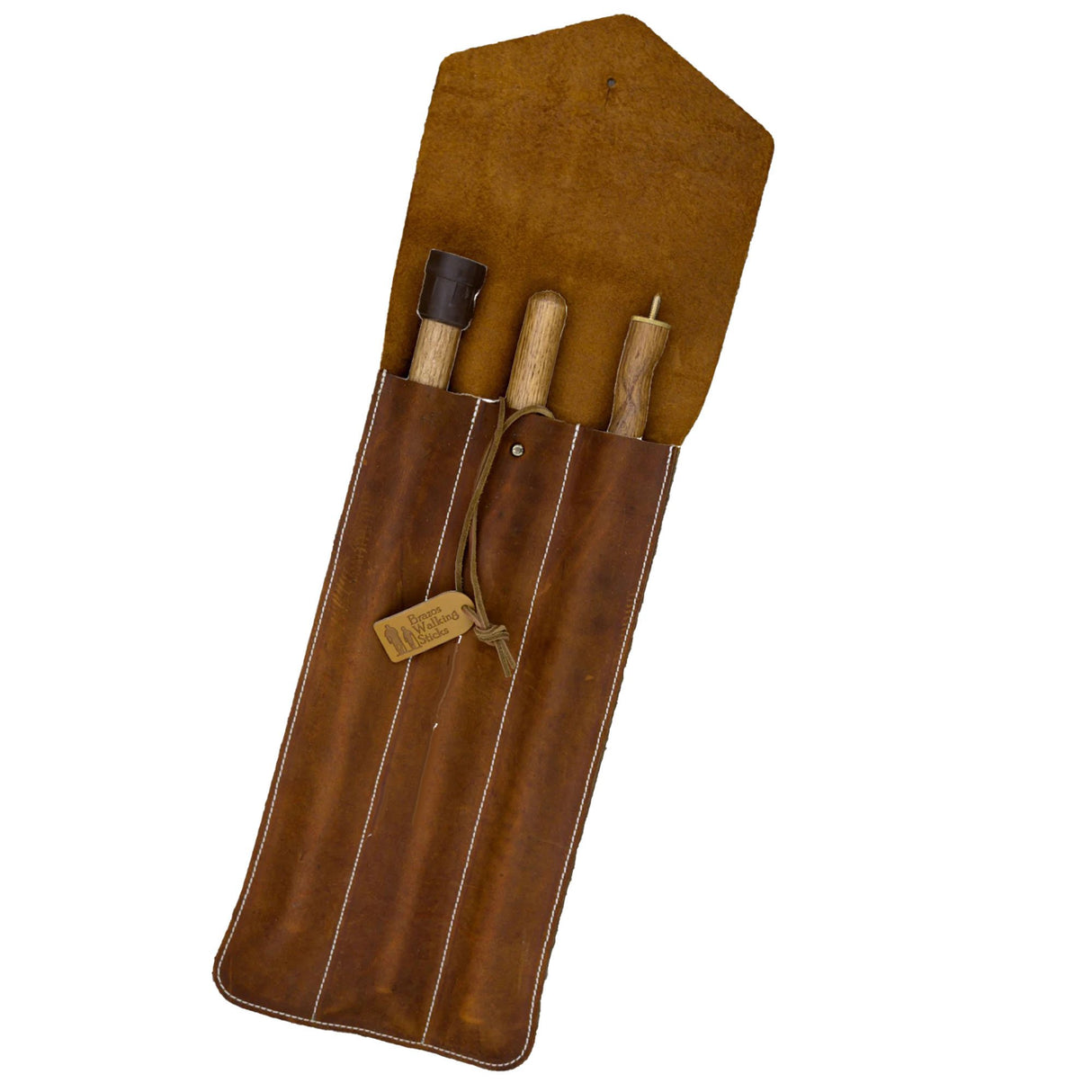 Brazos™ Travelers Stick Leather Carrying Case - BeHope