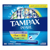 Tampon Tampax® Pearl Light / Regular / Super Absorbency Plastic Applicator Individually Wrapped - BeHope