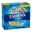 Tampon Tampax® Pearl Light / Regular / Super Absorbency Plastic Applicator Individually Wrapped - BeHope