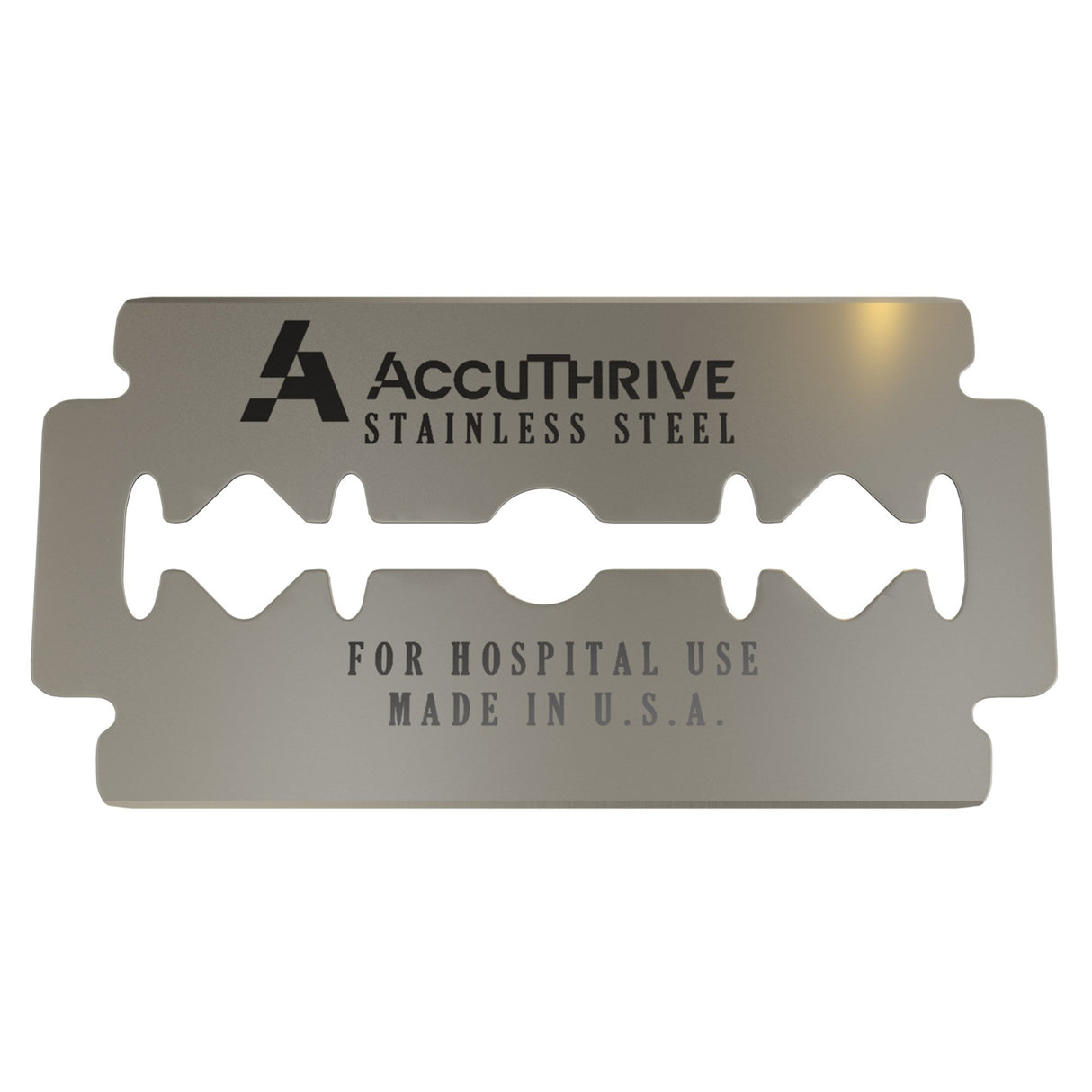Surgical Prep Blade AccuThrive® For Surgical Prep Handles Double Edge NonSterile - BeHope