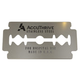 Surgical Prep Blade AccuThrive® For Surgical Prep Handles Double Edge NonSterile - BeHope
