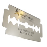 Surgical Prep Blade AccuThrive® For Surgical Prep Handles Double Edge NonSterile - BeHope