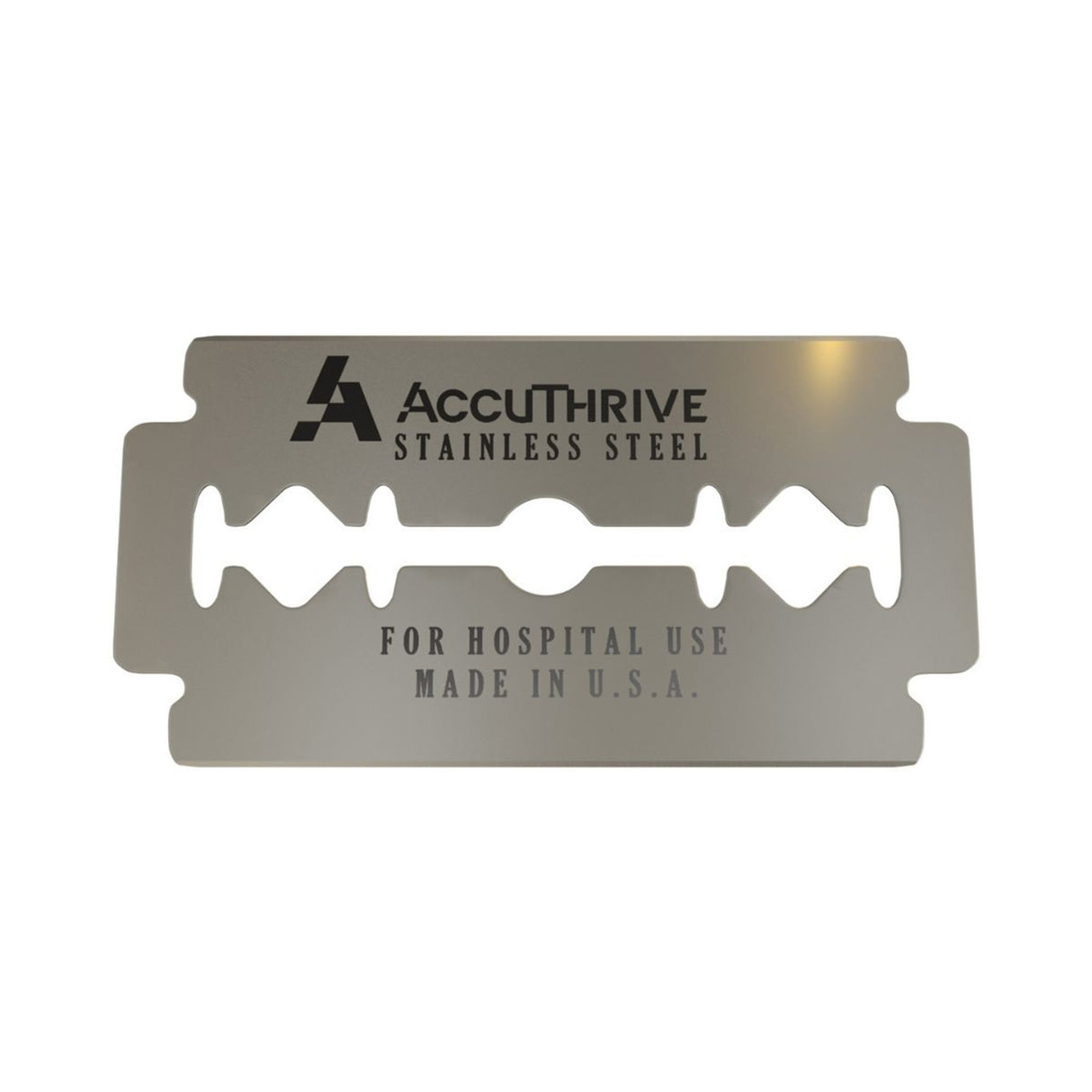 Surgical Prep Blade AccuThrive® For Surgical Prep Handles Double Edge NonSterile - BeHope