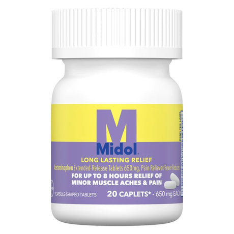 Cramp Relief Midol® 650 mg Strength Capsule 20 per Bottle - BeHope