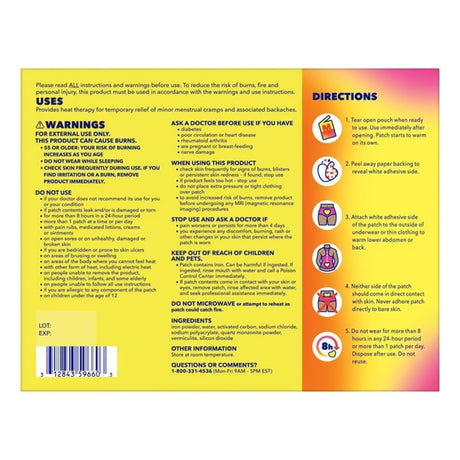 Cramp Relief Midol® Patch 3 per Box - BeHope