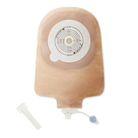 Urostomy Pouch System Premier™ One-Piece System 9 Inch Length Flat, Trim to Fit Up to 2-1/2 Inch Stoma Drainable - BeHope