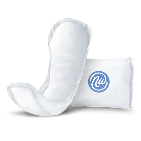 Bladder Control Pad Nexwear Maximum Long 13-3/4 Inch Length Heavy Absorbency Super Absorbent Core One Size Fits Most - BeHope
