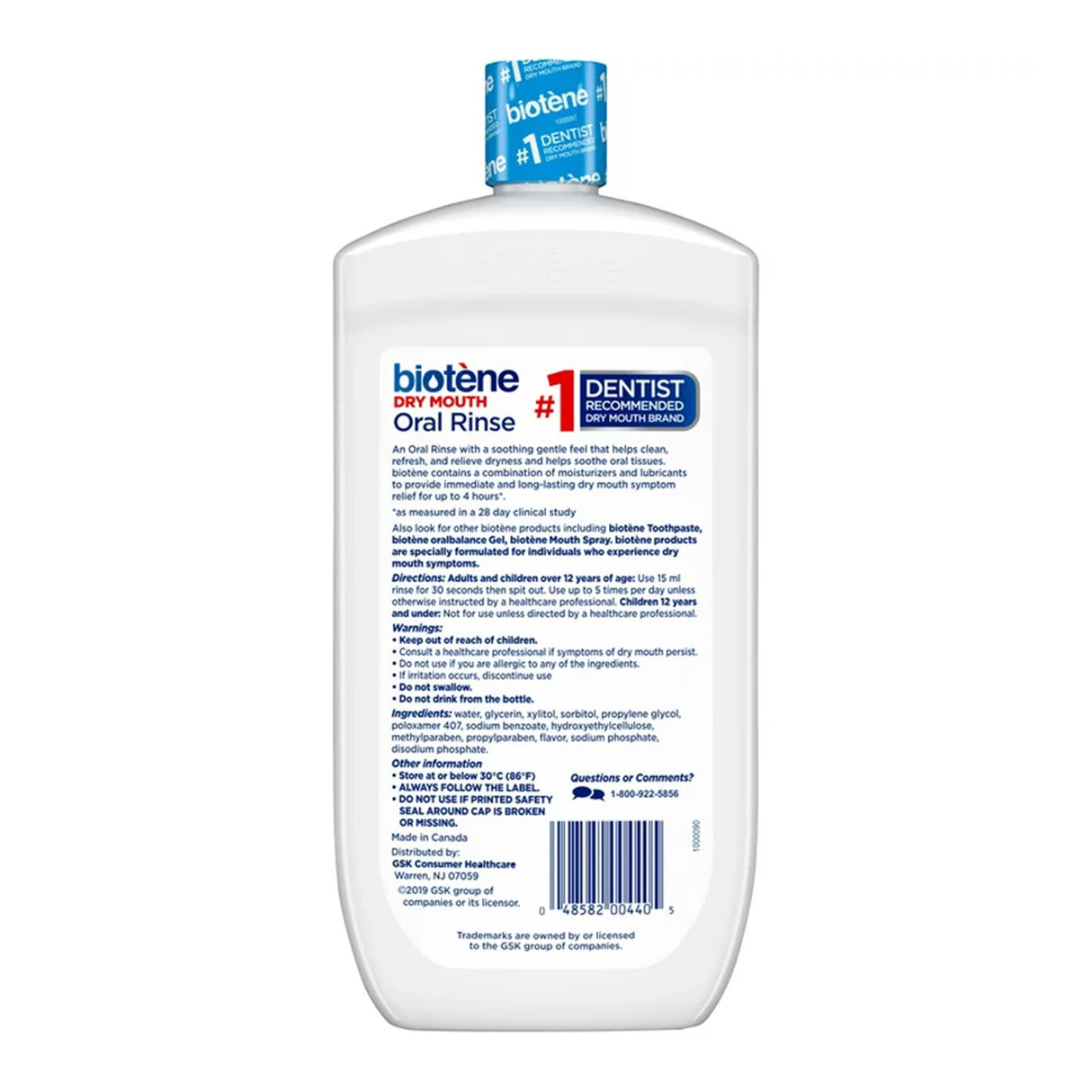 Mouth Moisturizer Biotene® 33.8 oz. Liquid - BeHope