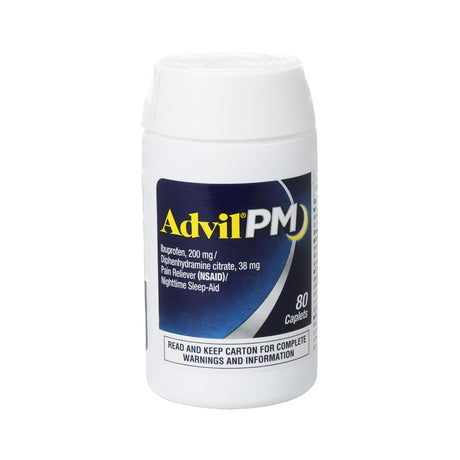 Advil® PM Ibuprofen Nighttime Pain Relief Sleep Aid Caplets - BeHope