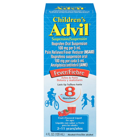 Children's Pain Relief Advil® 100 mg / 5 mL Strength Ibuprofen Oral Suspension - BeHope