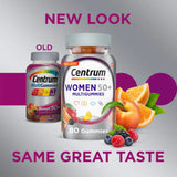 Multivitamin Supplement Centrum® Women 50+ Gummy 80 per Bottle Fruit Flavor - BeHope