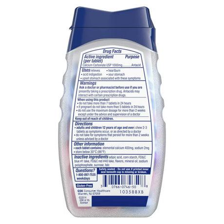 Ultra Strength Fast Acting Antacid Heartburn Indigestion Relief - BeHope