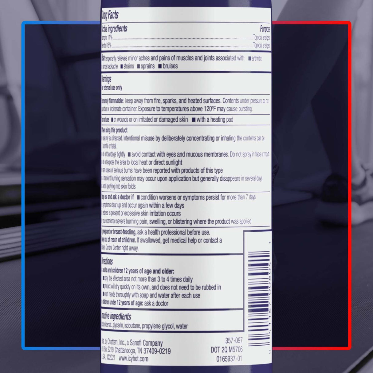 Topical Pain Relief Icy Hot® Spray 4 oz. - BeHope