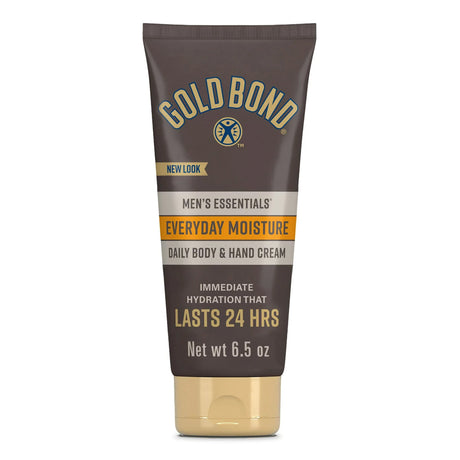 Hand and Body Moisturizer Gold Bond® Men's Essentials Everyday Moisture 6.5 oz. Tube Scented Cream - BeHope