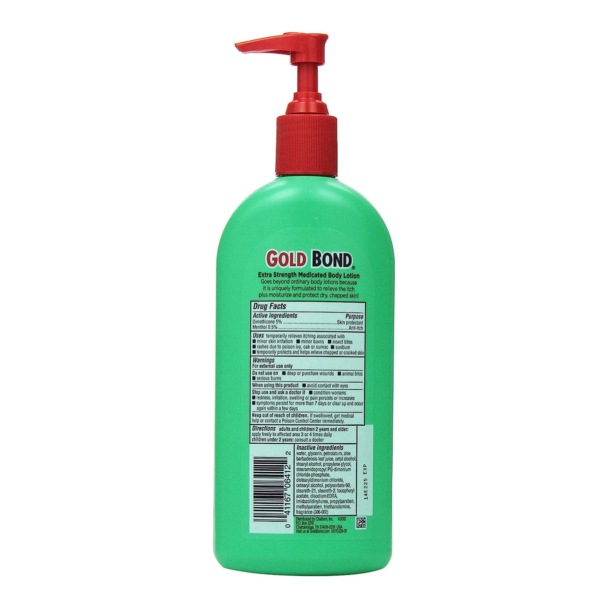 Hand and Body Moisturizer Gold Bond® Extra Strength Medicated 14 oz. Pump Bottle Scented Lotion - BeHope