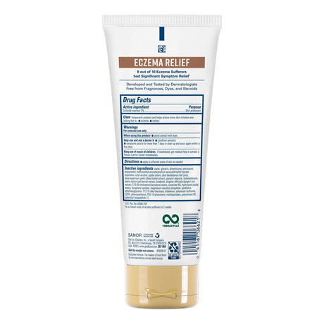 Skin Protectant Gold Bond® Eczema Relief 8 oz. Tube Unscented Cream - BeHope