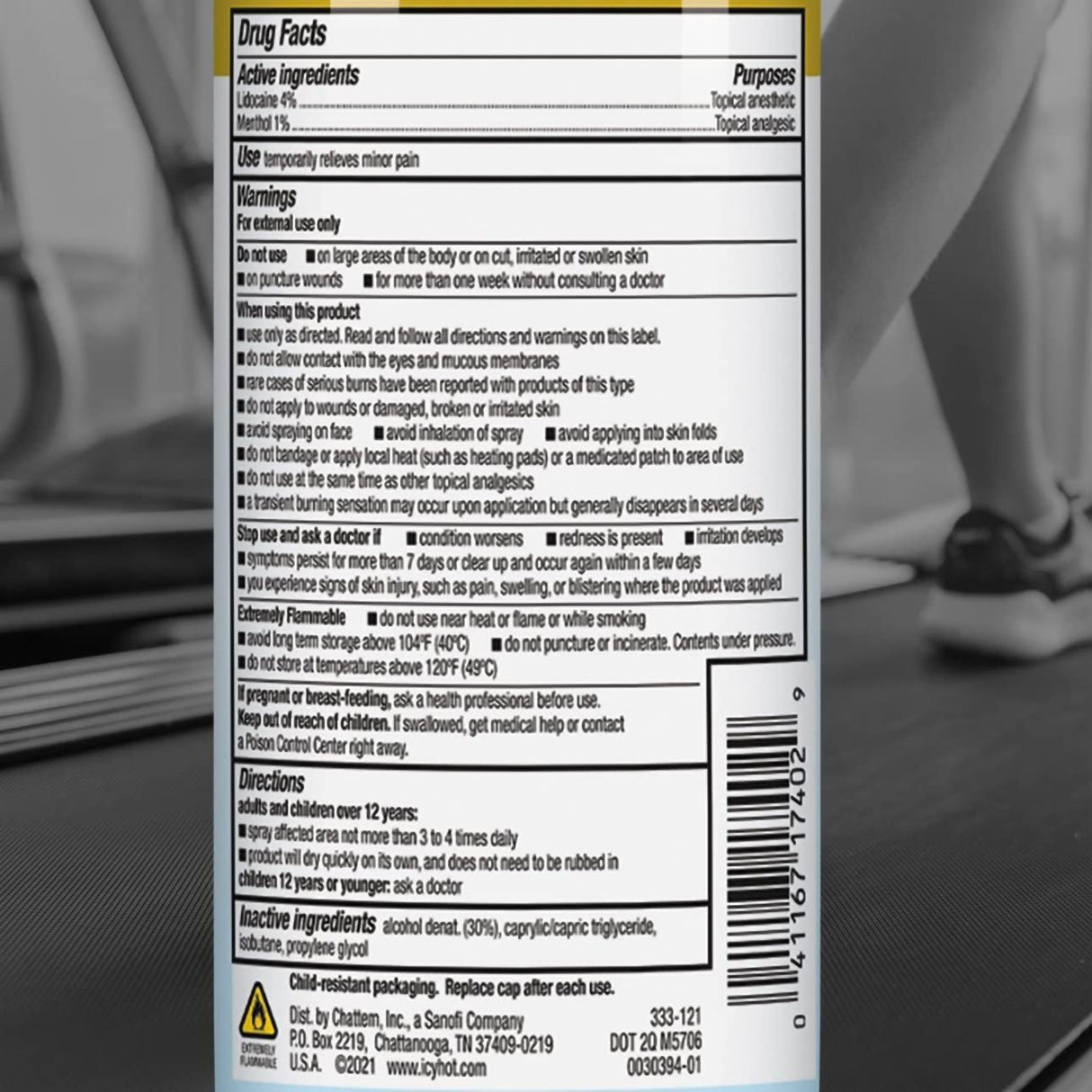 Topical Pain Relief Icy Hot® Spray 4 oz. - BeHope