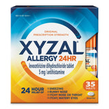 Allergy Relief XYZAL® Allergy 24HR 5 mg Strength Tablet 35 per Bottle - BeHope