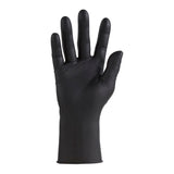 Exam Glove CareStock™ X-Large NonSterile Nitrile Standard Cuff Length Fully Textured Black Not Rated - BeHope