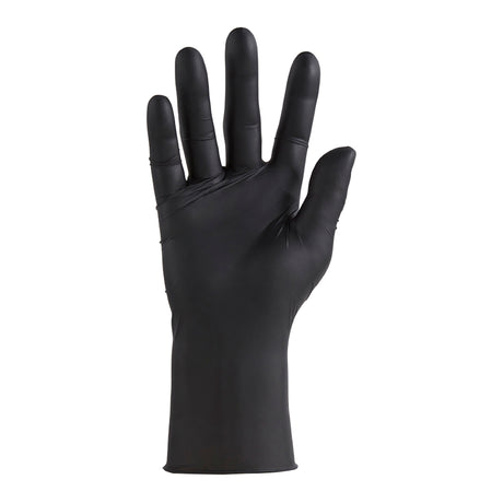 Exam Glove CareStock™ X-Large NonSterile Nitrile Standard Cuff Length Fully Textured Black Not Rated - BeHope