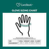 Exam Glove CareStock™ Medium NonSterile Nitrile Standard Cuff Length Textured Fingertips Blue Chemo Tested - BeHope