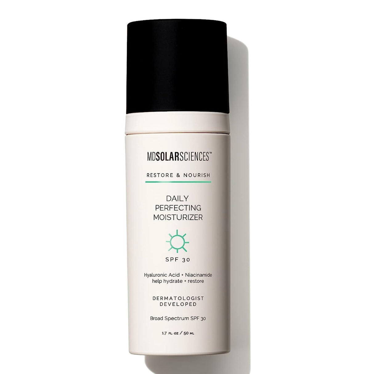 Facial Moisturizer with Sunscreen MDSolarsciences™ Daily Perfecting SPF30 1.7 oz. Pump Bottle Scented Lotion - BeHope