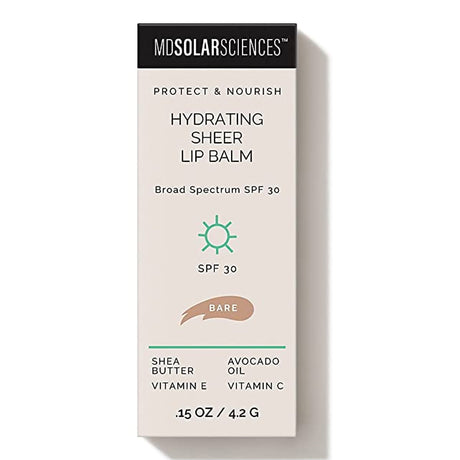 Tinted Lip Balm with Sunscreen MDSolarsciences™ Hydrating Sheer 0.15 oz. Tube - BeHope