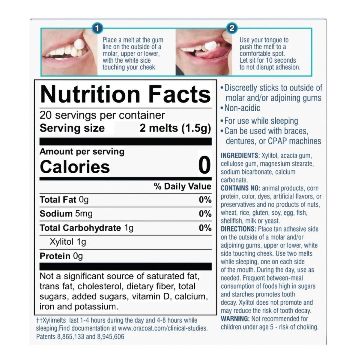 Mouth Moisturizer XyliMelts® 40 per Pack Melt - BeHope