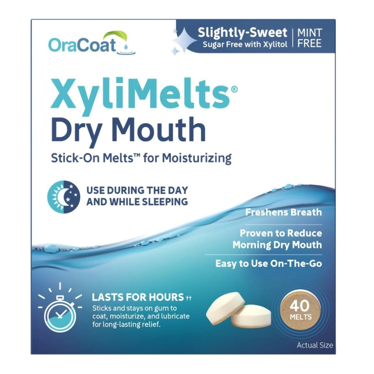 Mouth Moisturizer XyliMelts® 40 per Pack Melt - BeHope