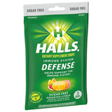 Vitamin C Supplement Halls® Defense Lozenge 25 per Bag Citrus Flavor - BeHope