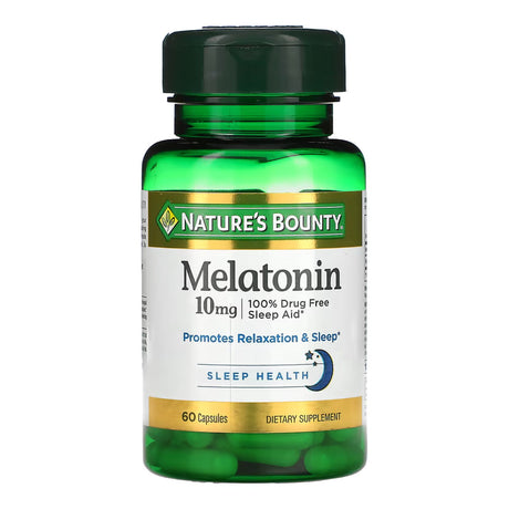 Natural Sleep Aid Nature's Bounty® Melatonin for Healthy Sleep - BeHope