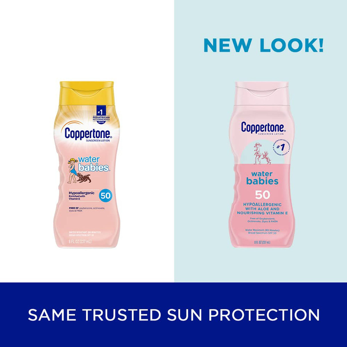 Sunscreen Coppertone® Water Babies SPF 50 Lotion 8 oz. Bottle - BeHope