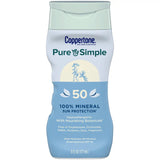 Sunscreen Coppertone® Pure and Simple SPF 50 Lotion 6 oz. Bottle - BeHope