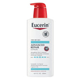 Hand and Body Moisturizer Eucerin® Advanced Repair 16.9 oz. Pump Bottle Unscented Lotion - BeHope